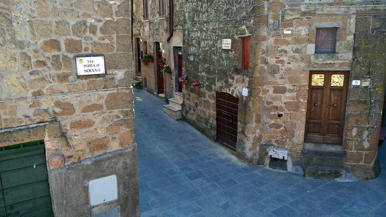 Apartmán La Loggia Del Capitano - Rione Capisotto Pitigliano Exteriér fotografie