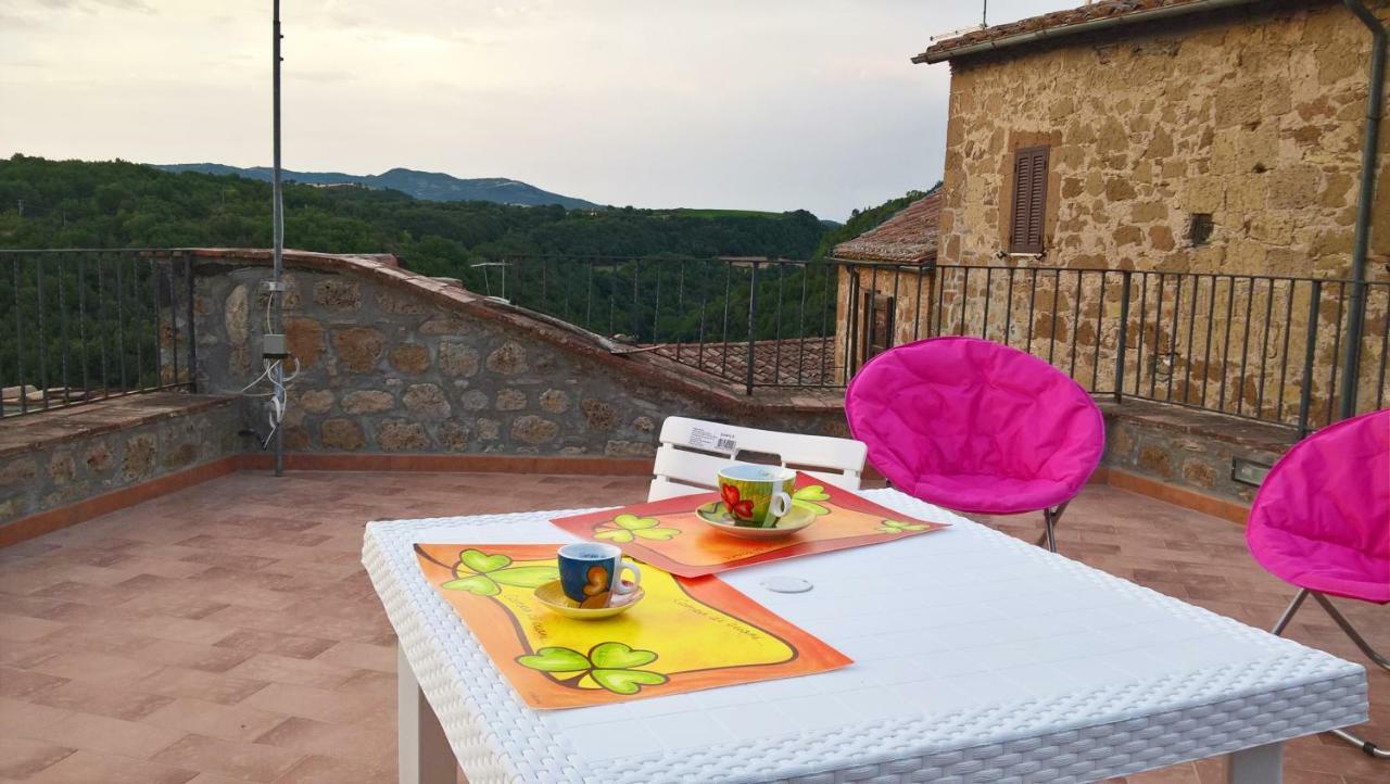 Apartmán La Loggia Del Capitano - Rione Capisotto Pitigliano Exteriér fotografie