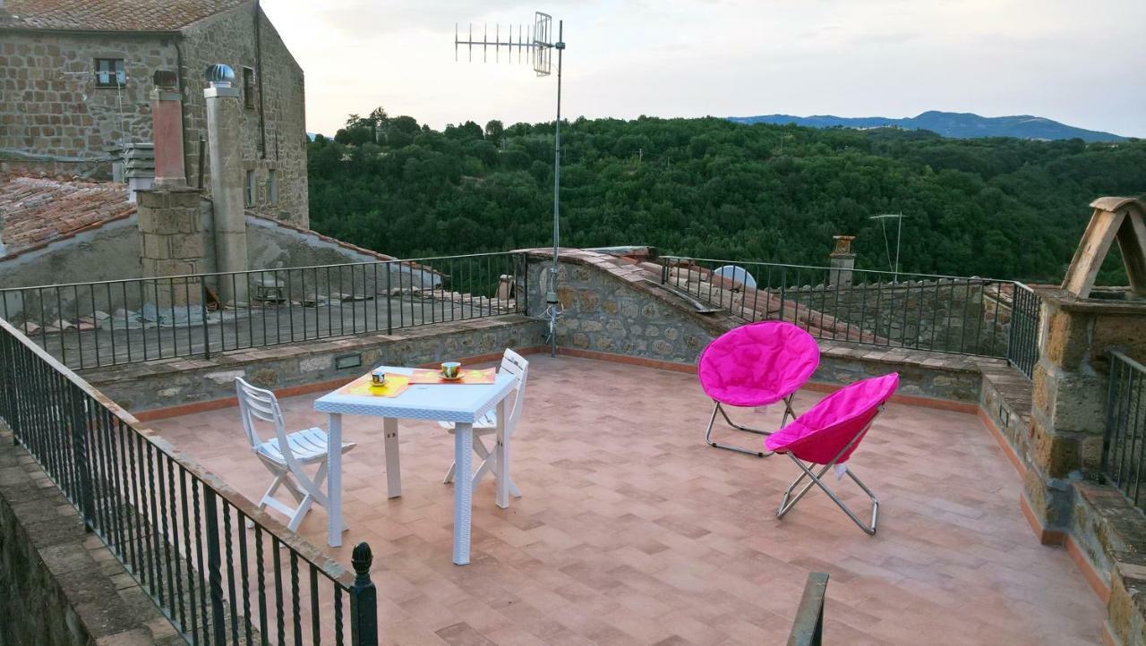 Apartmán La Loggia Del Capitano - Rione Capisotto Pitigliano Exteriér fotografie